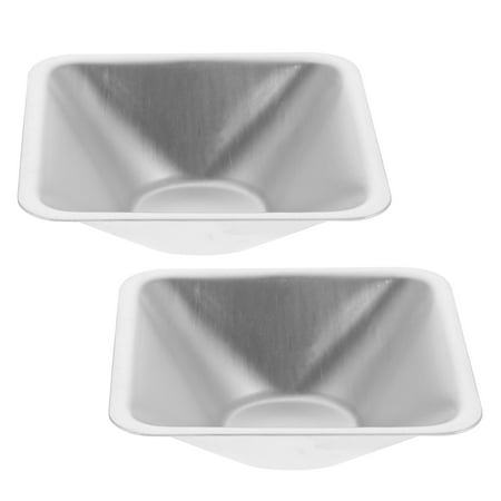 

2 Pcs Practical Egg Tart Making Molds Aluminium Alloy Cake Molds Baking Mold