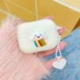 thumbnail image 1 of Funda protectora mate para AirPods 1/2/3, cubierta bonita de TPU suave para AirPods Pro 2, funda para auriculares Bluetooth, llavero xuanjing  unisex, 1 of 2