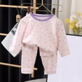 thumbnail image 2 of Rvasteizo Girl Outfits Print Long Sleeve Top and Pants 2 Piece Home Set for Girls 12 Months to 12 Years, 2 of 4