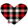 thumbnail image 2 of Mirage Pet 1302-CTYHT8 Red & White Buffalo Check Canvas Heart Dog Toy - 8 in., 2 of 2
