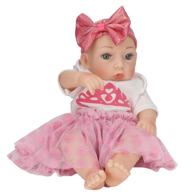 Muñeca Recién Nacida Para Niña, Muñeca Bebé Para Niña, Simulación De Vinilo, 11 Pulgadas, Interactiva Para Fiesta Para Coleccionista Fyydes Simulation Baby Doll