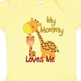 thumbnail image 4 of Inktastic My Mommy Loves Me Giraffe Boys or Girls Baby Bodysuit, 4 of 5