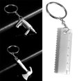 thumbnail image 3 of ziyahi Claw Hammer Simulation Tools Key Chain Mini Wrench Spanner Keychain Jewelry Valentine's Day Gift Key Ring, 3 of 7