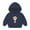 Navy-09, variant on Avrntaa Sweatshirts Girls - Kids Fleece Hoodies Baby Girl Heart Print Pullover Tops Toddler Sweatshirt Blue Sweatshirt Size 6Y