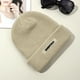 thumbnail image 1 of Gorro de estilo coreano para hombre, cálido gorro de invierno, gorro de lana tejido versátil para la calle, gorro de melón, gorro de moda para exteriores para mujer, 1 of 6