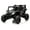 Black, variant on M optimized 12V UTV Truck, Electric Vehicle with 4 Spring Suspension, EVA Tires, Safety Belt, Double Open Doors, Music, LED Lights for Ages 3-8 Years