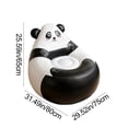 thumbnail image 3 of shyuyusa Inflatable Lazy Sofa Portable Lounge Chair Foldable Cushion For Outdoor Indoor Leisure Use, 3 of 7