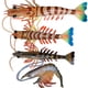 thumbnail image 5 of Figuras de animales marinos de simulación, modelos de acción, langostas, cangrejos, cangrejos de río, cangrejos ermitaños, pulpos, caracoles, juguetes para niños, regalo, 5 of 5