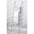 mDesign Metal Towel Ladder for Bathroom Bathroom Wall Ladder Rack