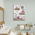 thumbnail image 4 of Bathroom Wall Art Wash Your Hands Sign Wall Decor Vintage Flower Butterfly Canvas Wall Art Farmhouse Bathroom Painting Artwork Home Decor for Bathroom Framed Ready to Hang 12x16in, 4 of 6