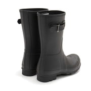 Hunter Men's Original Short Rain Boot, Black,7 M US