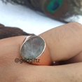 thumbnail image 2 of Black Rutile Quartz Solitaire Ring, Oval Cut Black Rutilated Quartz Ring, Black Rutile Vintage Ring, 925 Sterling Silver Rose Gold Plated, 2 of 8