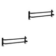 thumbnail image 3 of Youkk Rustproof Towel Bar Shower Towel Rack Kitchen Bathroom 2 Layer 40cm Regular 2Set, 3 of 6