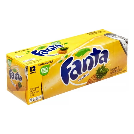 Fanta Soda, Pineapple, 12 Fl Oz, 12 Count - Walmart.com