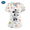 thumbnail image 1 of Cute Minnie Print Nurse Uniforms Scrub Tops Working Nurse Disney Mickey Mouse Blouse Nursing Uniform Shirts Medical UniformXXL Gao Jinjia LED, 1 of 2