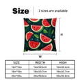 thumbnail image 5 of Watermelon Covers - Set of 2 Throw Pillow Covers with Unique Patterns for Living Room Decor - Available in 16x16, 18x18, and 20x20 Inches Throw Pillows for All Occasions, 5 of 6
