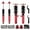 Red, variant on SPEEDWOW Coilovers Kits for 2004-2013 Mazda 3, 24 Levels Damper Adjustable Coilovers Suspension Kit Shock Absorbers Struts Coilover Lowering Kit