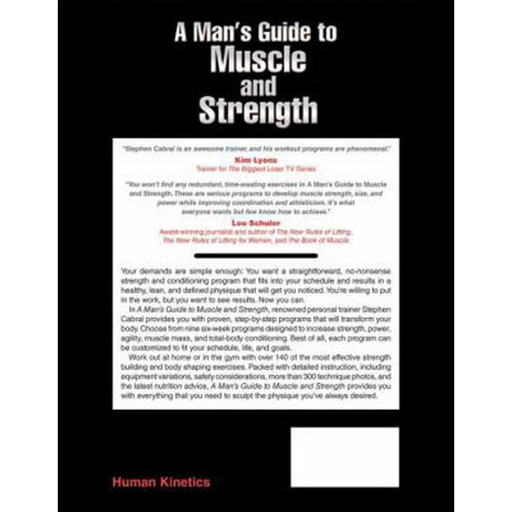 Pre-Owned A Man's Guide to Muscle and Strength (Paperback) 1450402208 9781450402200