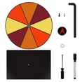 thumbnail image 3 of Tabletop Prize Wheel Turntable Erasable Draws Roulette Game for Parties Carnivals Classroom Activities, 3 of 15