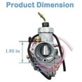 thumbnail image 5 of Carburetor ith Filter Fit for Suzuki Quadrunner 250 LT250 LT250E LT250EF 2x4 1985-1987, 5 of 6