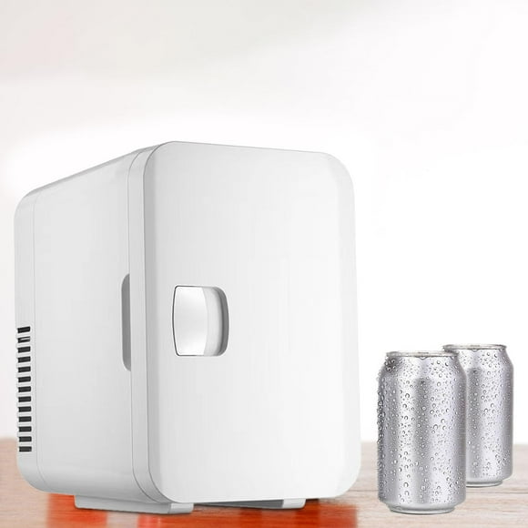 Mini refrigerador para el cuidado de la piel de 6 litros, refrigerador portátil USB compacto de 26x24x18,5 cm, refrigerador eléctrico pequeño blanco perfecl Mini refrigerador