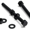 thumbnail image 4 of 5 x Black Hexagon Head Screws Polypropylene (PP) Plastic Nuts, Washers, Bolts, Hex Head, M12 x 150mm, Fastener, (15/32 x 5 29/32 in), 4 of 12