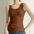 thumbnail image 3 of Mittory Womens Scoop Neck Sleeveless Racerback Ribbed Knit Slim Fitted Basic Tank Top Shirt, 3 of 7