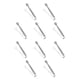 thumbnail image 2 of Pinzas de azúcar reutilizables Billuyoard de acero inoxidable suaves 10piezas Plata, 2 of 6