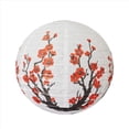 thumbnail image 2 of Linternas de Papel Japonesas / Chinas de Flor de de 12 Pulgadas (Juego de 15, Rojo Sakura), 2 of 5
