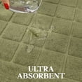 thumbnail image 6 of Superior Nora Cotton Absorbent Thick Terry Bathmat Set of 2, Forest Green, 6 of 10