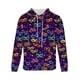 thumbnail image 5 of Sudadera con capucha para hombre, estilo casual, con cuello redondo, estampado, manga larga, blusa de poliéster, 5 of 5