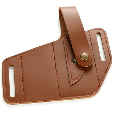 

Asdomo Multifunction Edc Pu Leather Sheath Waist Holster Belt Loop Organizer Pouch Storage Pocket Bag