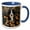Blue/White, variant on 3drose, Cute Bernese Mountain Dog Puppy, 11oz Magic Transforming Mug