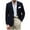 42 Black, variant on guisaled Men's Sport Coats and Blazers Slim Fit Business Casual Jackets Two Buttons Notched Lapel Lightweight Suit Jackets with Pockets s