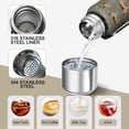 thumbnail image 3 of 20 Oz German Shepherd Dog and Footprint Coffee Tumbler Double Wall Insulated Stainless Steel Water Bottle | Metal Reusable Thermoses Flask with Cup Cap | Leak & Sweat Proof with Anti-Dust Lid, 3 of 7