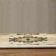 thumbnail image 3 of Southwestern Turkish Area Rug, Ethnic Illustration of a Zigzags Design Triangular Iconic Art Motifs, Soft Carpet for Living Room Decor with Distressed Look, 4' X 5.7', Cream Tan, by Ambesonne, 3 of 4