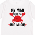 thumbnail image 4 of Inktastic Mimi Loves Me Grandson Boys or Girls Long Sleeve Toddler T-Shirt, 4 of 5