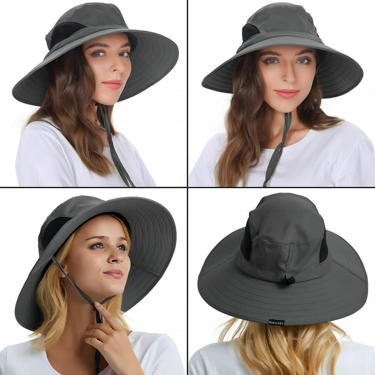 Men and women big eaves fisherman hat outdoor sun protection anti
