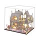 thumbnail image 4 of Kits de casa de muñecas en miniatura de bricolaje con muebles Decoraciones artesanales de bricolaje Modelo de casa de muñecas de madera Mini modelo de Baoblaze Casa de muñecas, 4 of 8
