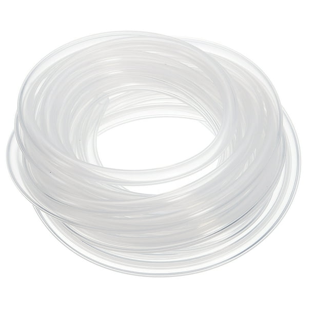 Tubo de Silicona Uxcell, 6mm ID x 7mm OD 16.4ft Largo Mangueras de Silicona Pura Flexible, Alta Temp