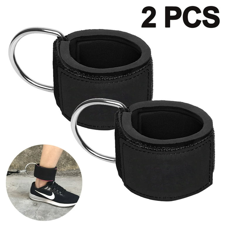 Foot straps (heavily padded) – for fitness training at the cable pull –  ankle straps for men and women.