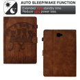 thumbnail image 2 of ELEHOLD Case for Samsung Tab A 10.1 (2016), Slim PU Leather Case with Card Holder Folio Stand Cover Compatible with Samsung Tab A 10.1 (2016),Brown, 2 of 6