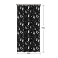 thumbnail image 5 of Black White Halloween Hand Tarot Bat Pattern Shower Curtain 36"x72" ,Bathroom Decorative Shower Curtains Set with 12 Hooks,Modern Waterproof Washable Shower Curtain, 5 of 6