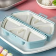 thumbnail image 3 of 6 in 1 Onigiri Mold, 6 in One Onigiri Mold, Triangle Rice Ball Mold, Quick to Make and Easy to Store, Easy to Carry and Clean Can Be Used as a Rice Container For Seaweed Rice Balls Sushi Musubi, 3 of 9