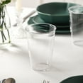 thumbnail image 3 of Stone Lain Baskerville 32-Piece Dinnerware Set Stoneware, Borosilicate Glass, Green, 3 of 7