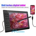 YTBW Digital Graphic Drawing Tablet With Screen Pen Display 22 Shortkey