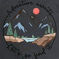 thumbnail image 3 of CafePress - Adventure Awaits Let'S Go Find It Long Sleeve T Shirt - Long Sleeve Dark T-Shirt, 3 of 4