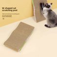 thumbnail image 1 of Tablero para rascar gatos en forma de S de papel corrugado con forma de garra de molienda engrosada, resistente al desgaste, tablero para rascar gatos en forma de S, suministros para gatos, 1 of 5