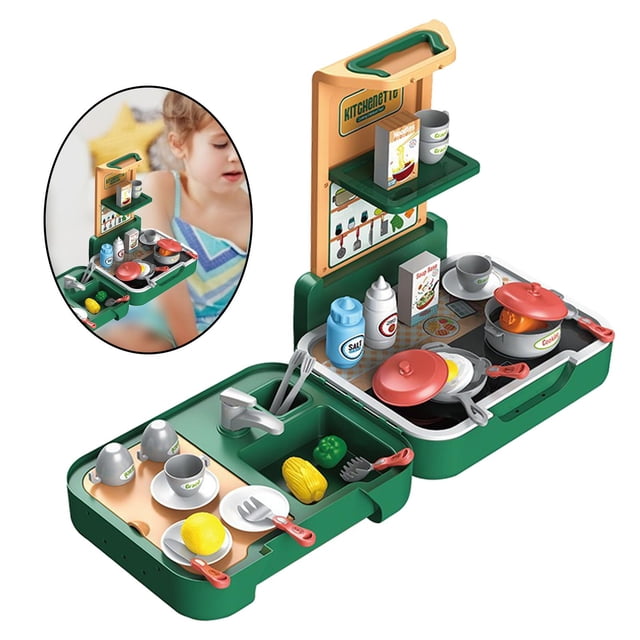 Imaginativo de simulación , modelo portátil con , mini para niños / / reparación para niños y , Vajilla 41PCS Yotijar Pretender jugar juguetes de la casa