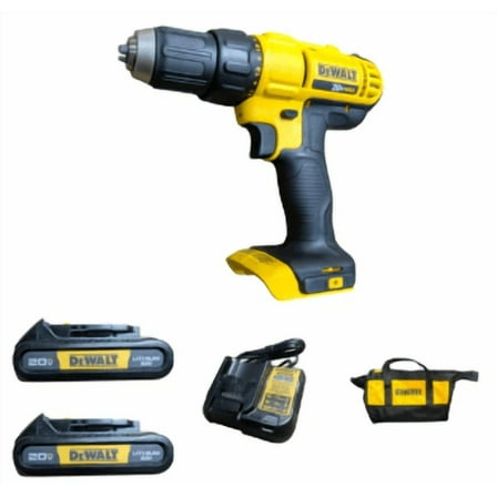 DeWALT DCD771C2 - 20V 1.3Ah Cordless Drill/Driver Kit